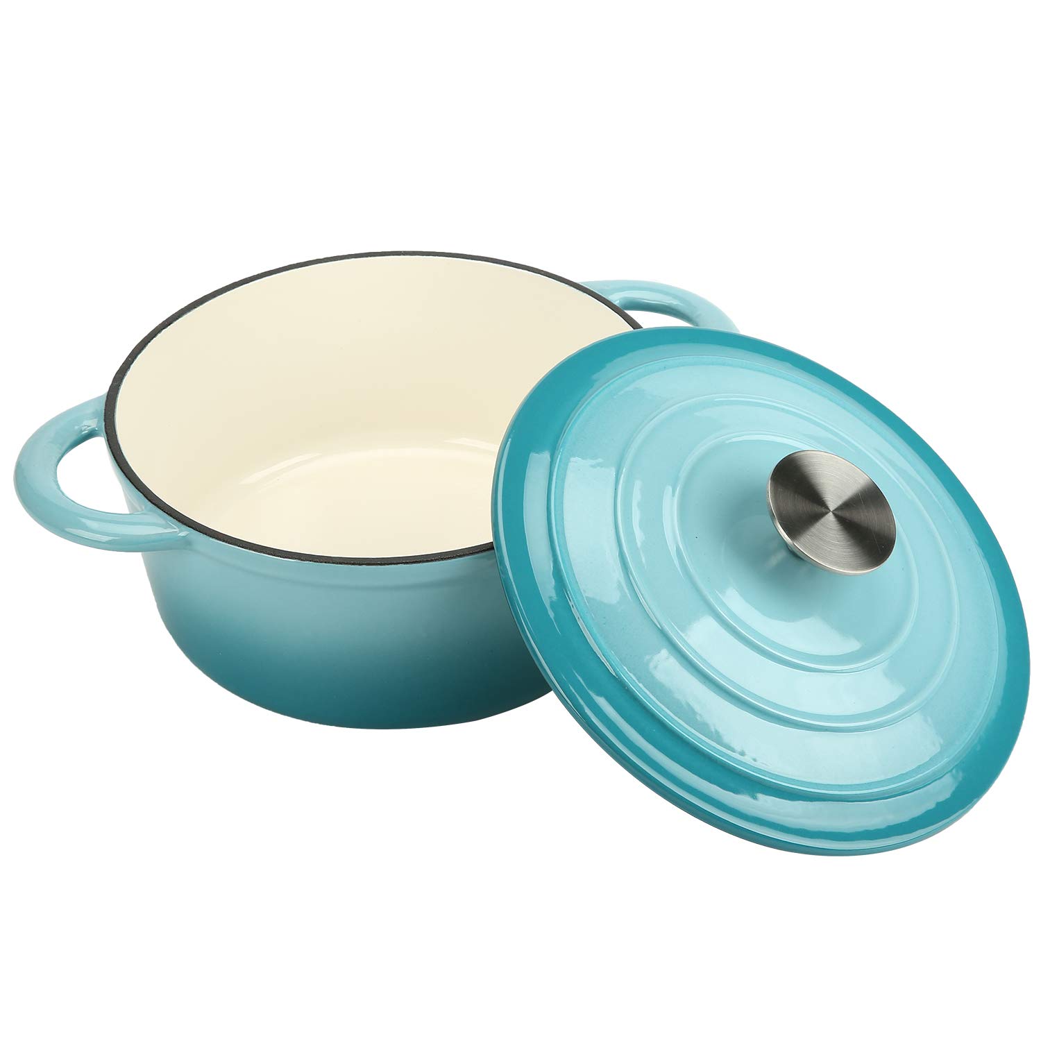 Dutch Oven Enamel - 26cm Enameled Cast Iron Dutch Oven