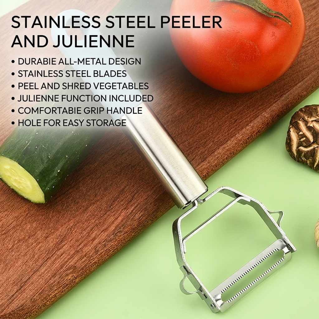 Home Cooking Show - 1pc Vegetable Peeler Sharp 304 Stainless