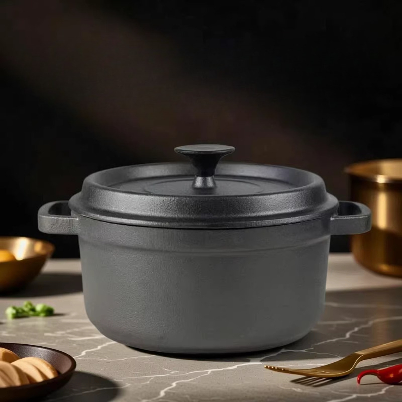 Dutch Oven Enamel - Enameled Cast Iron Dutch Oven, Non-Coated