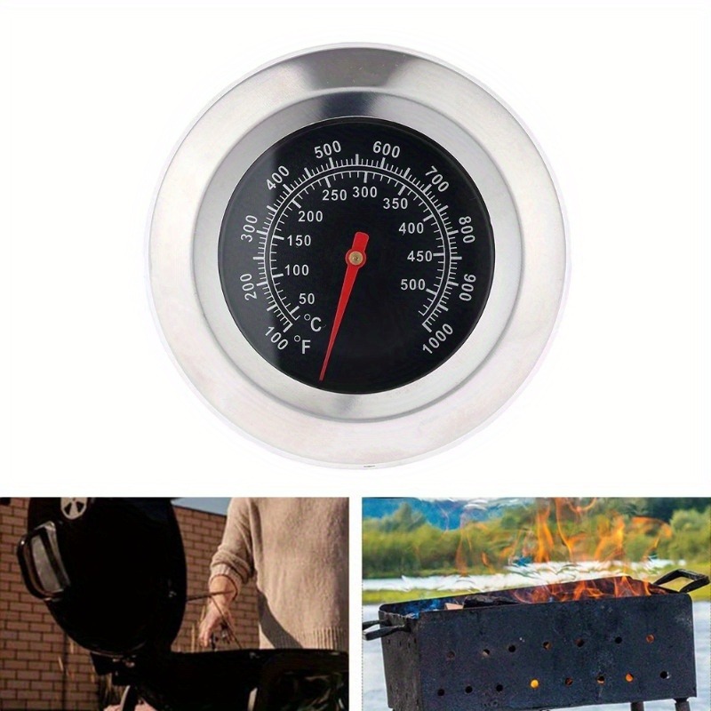Home Cooking Kitchen - Stainless Steel BBQ Smoker Grill Temperature