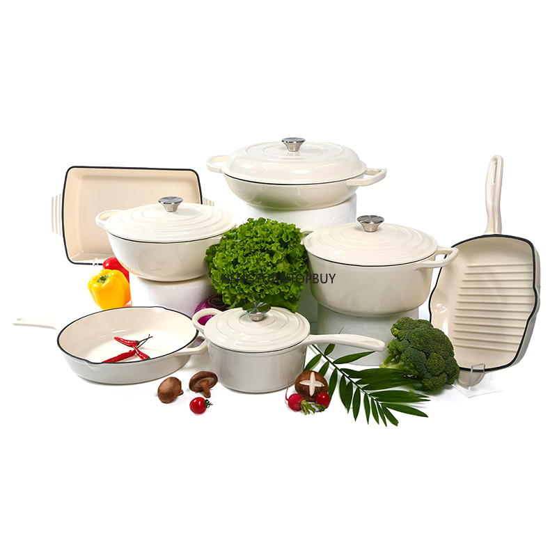 Dutch Oven Enamel - Modern Design Enamel Cast Iron Cookware