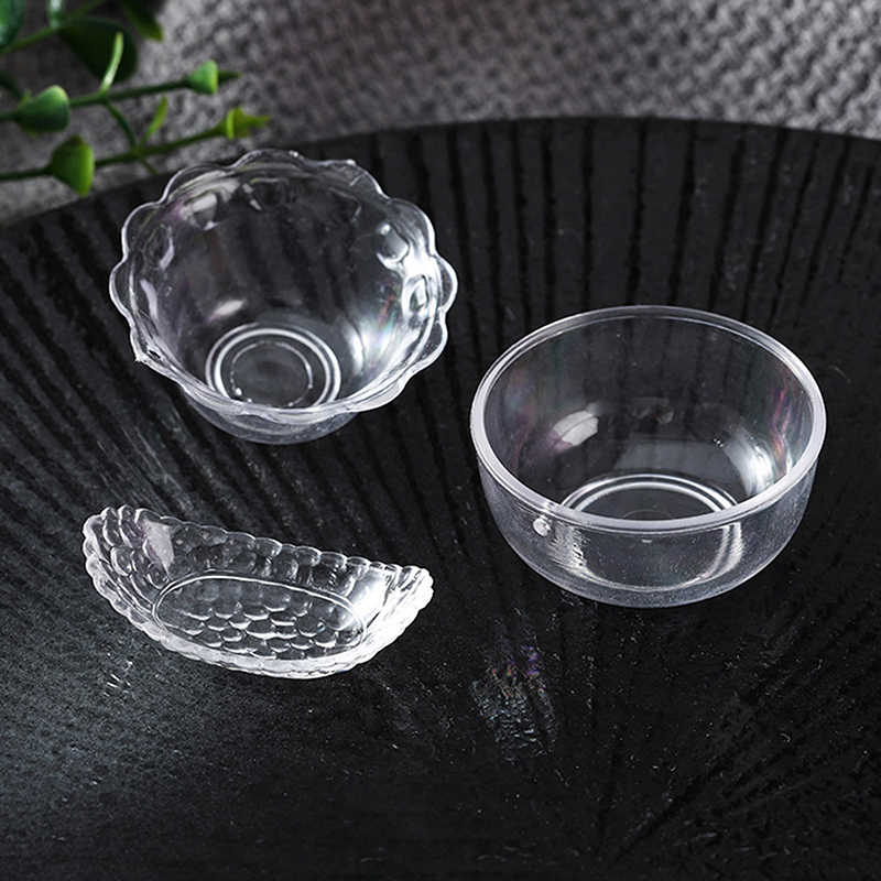 Home Cooking Kitchen - 3pcs Dollhouse Mini Bowl Miniature Food