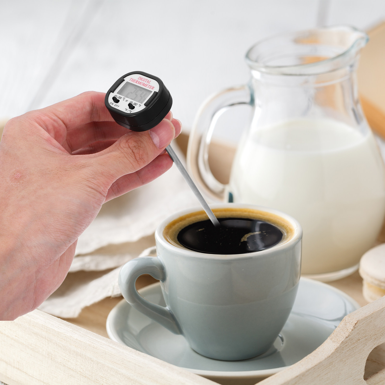 Home Cooking Kitchen - Electronic Food Thermometer Kitchen Baking Barbecue