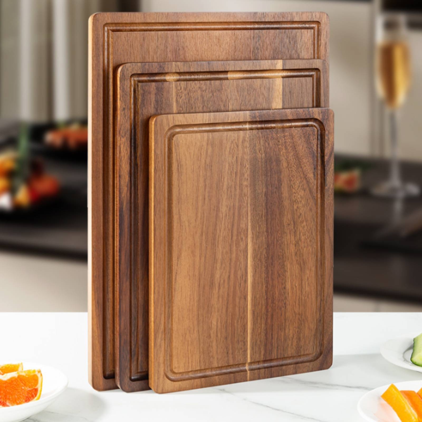 3 Pieces Cutting Board with Ju - Home Cooking On ulasan dan harga
