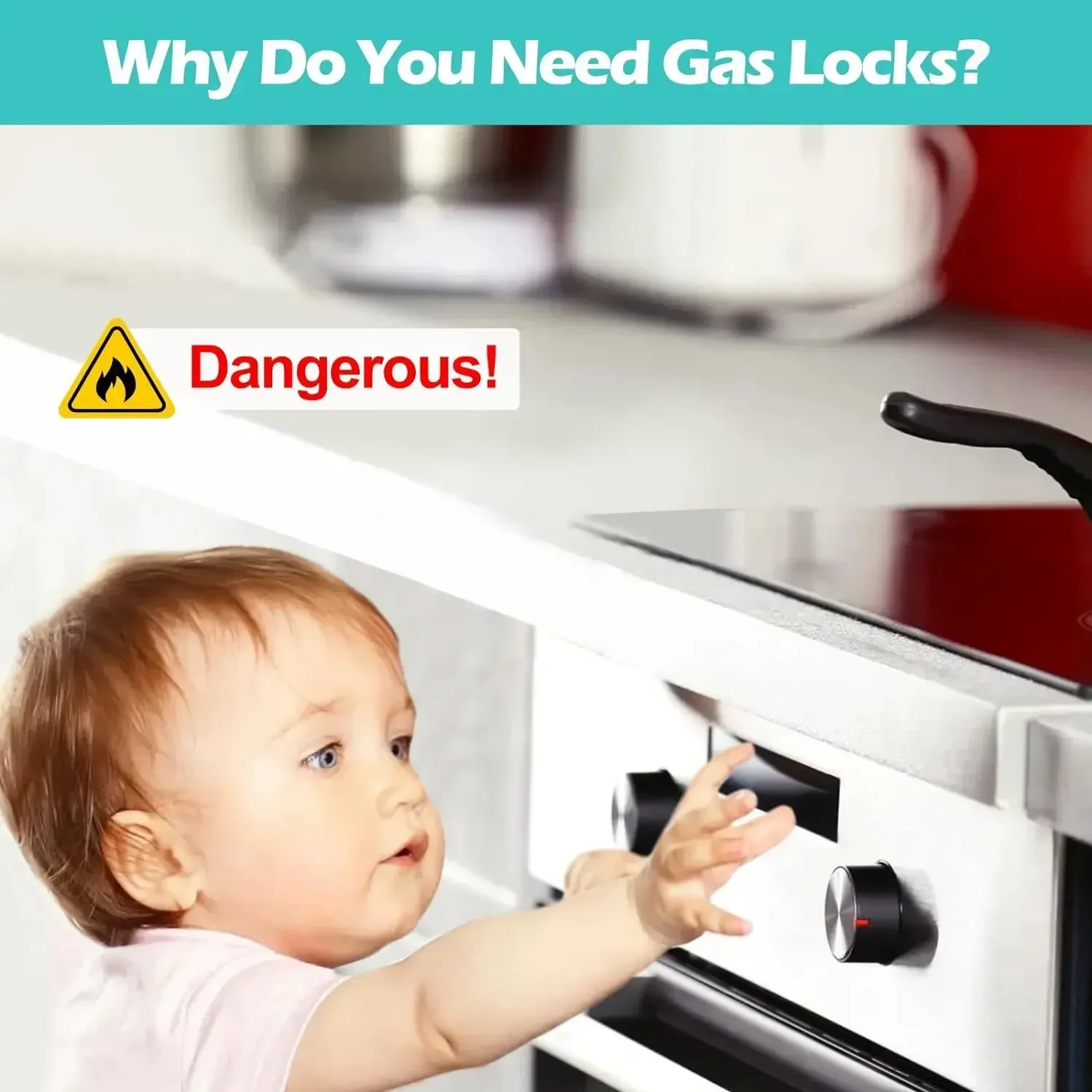Stove Knob Locks Child Proof S - Home Cooking Gas Stove ulasan dan harga