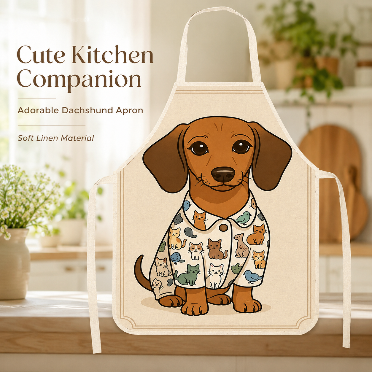 Funny Dachshund Dog Cat Shirt  - Home Cooking For Dogs ulasan dan harga