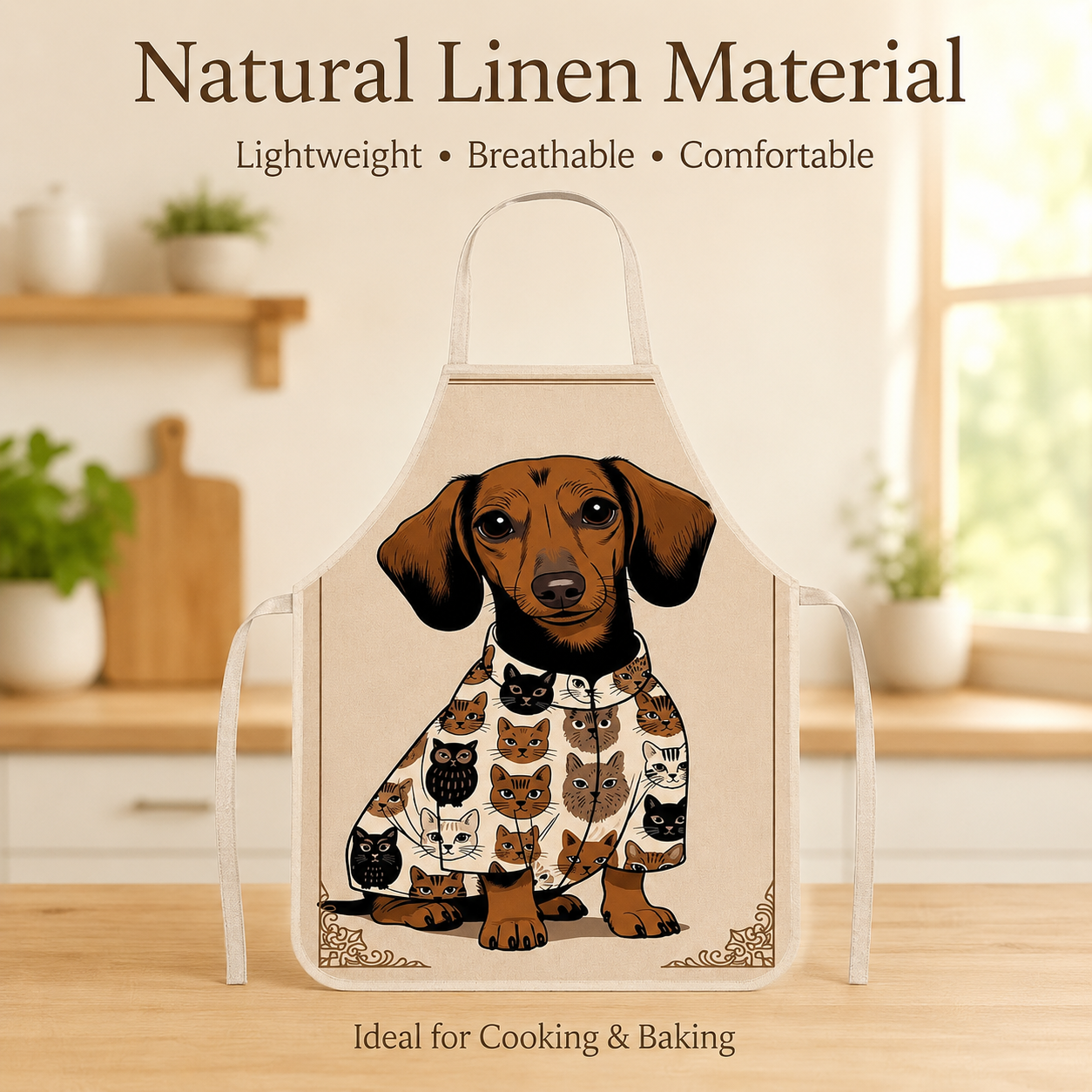 Funny Dachshund Dog Cat Shirt  - Home Cooking For Dogs ulasan dan harga