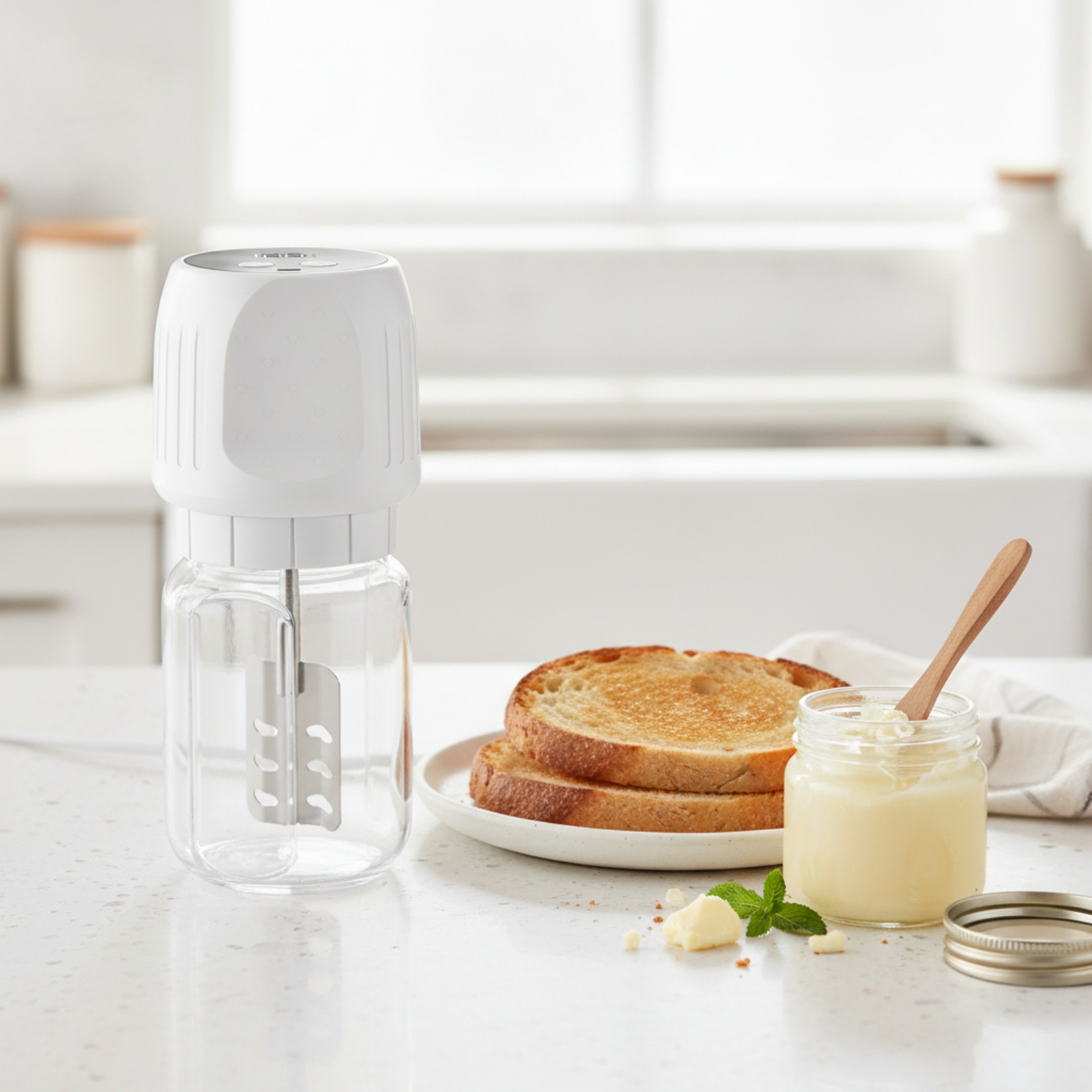 Electric Butter Churn Homemade - Home Cooking Kitchen ulasan dan harga