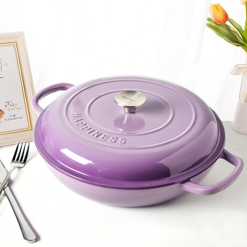 Multi-functional Cast Iron Ste - Dutch Oven Enamel ulasan dan harga