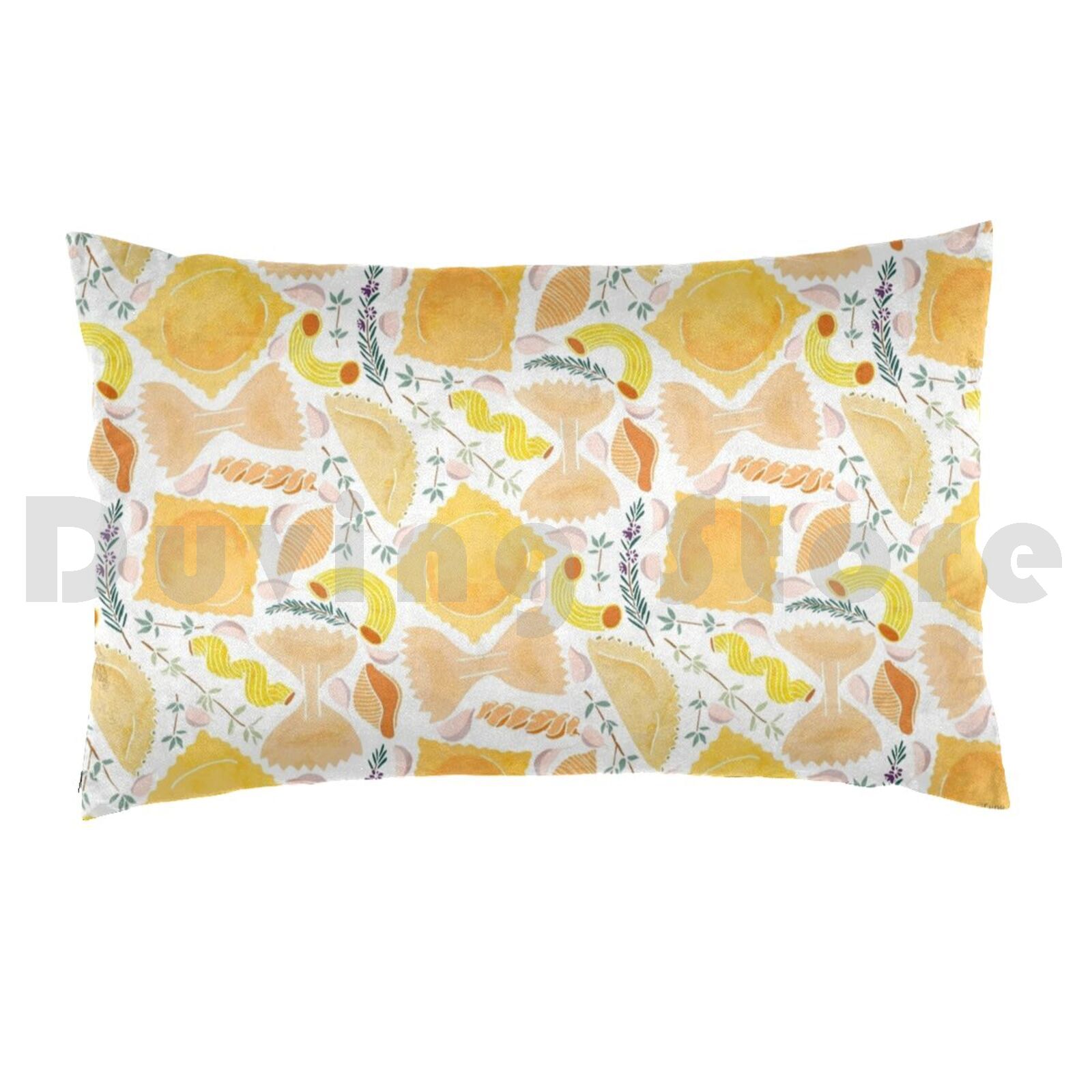 Pasta Pattern On White Pillow  - Home Cooking On ulasan dan harga