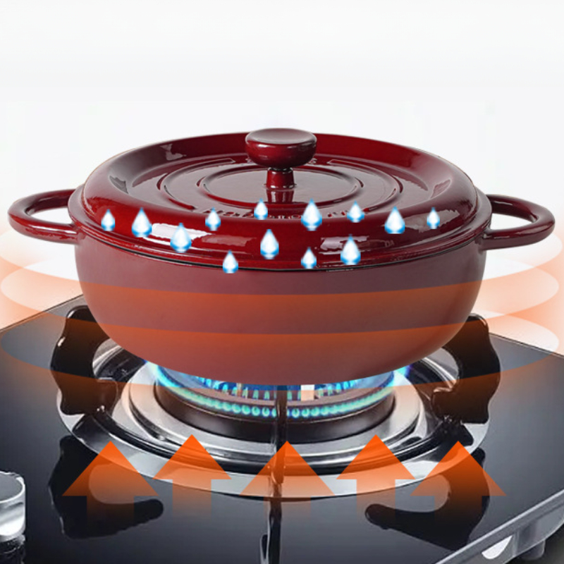 Large Capacity Non-stick Ename - Dutch Oven Enamel ulasan dan harga