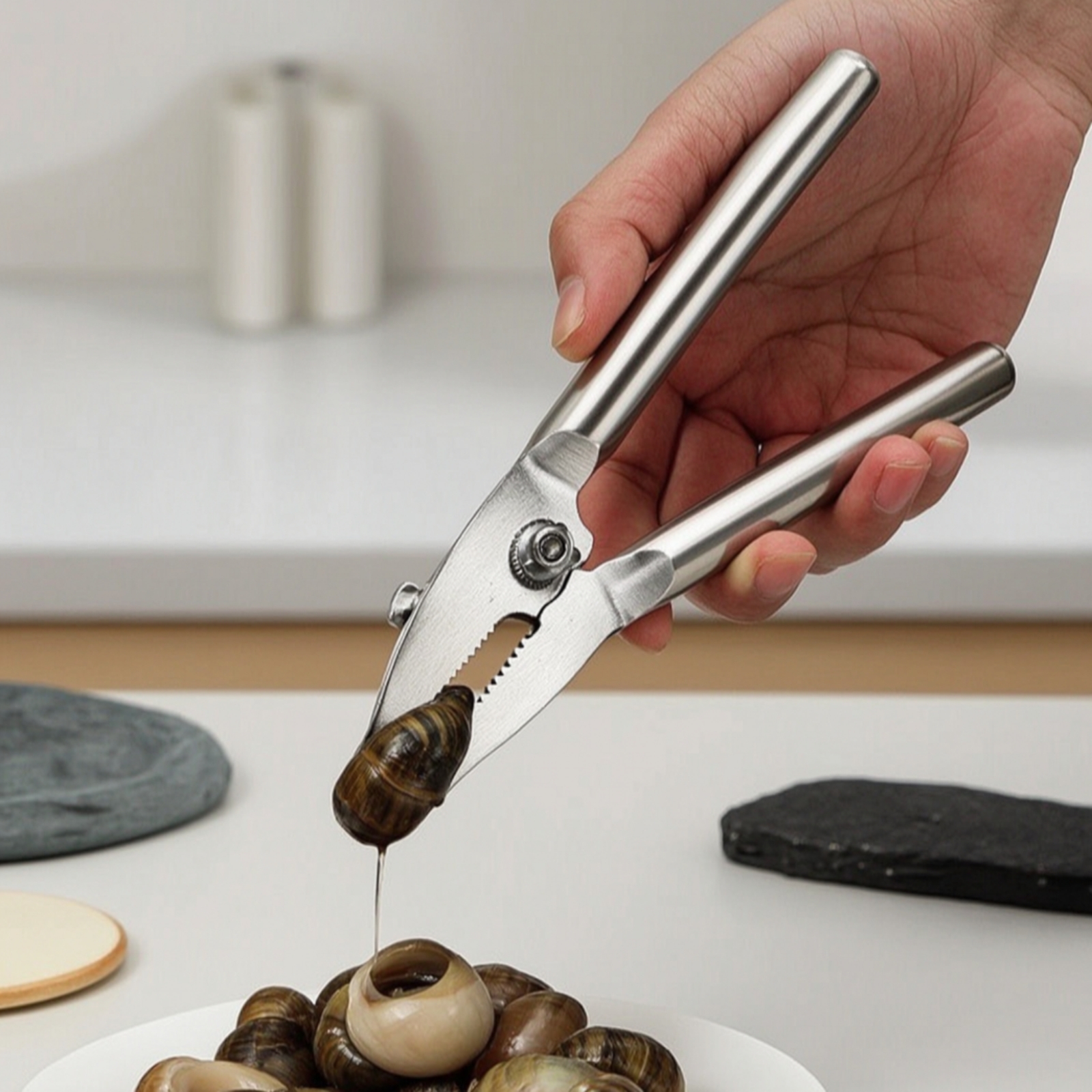Snail Tail Cutting Tool Stainl - Home Cooking For Dogs ulasan dan harga