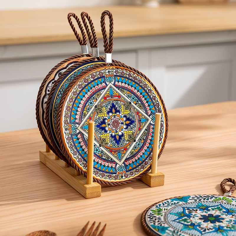 Vintage Heat Resistant Trivet  - Dutch Oven Enamel ulasan dan harga