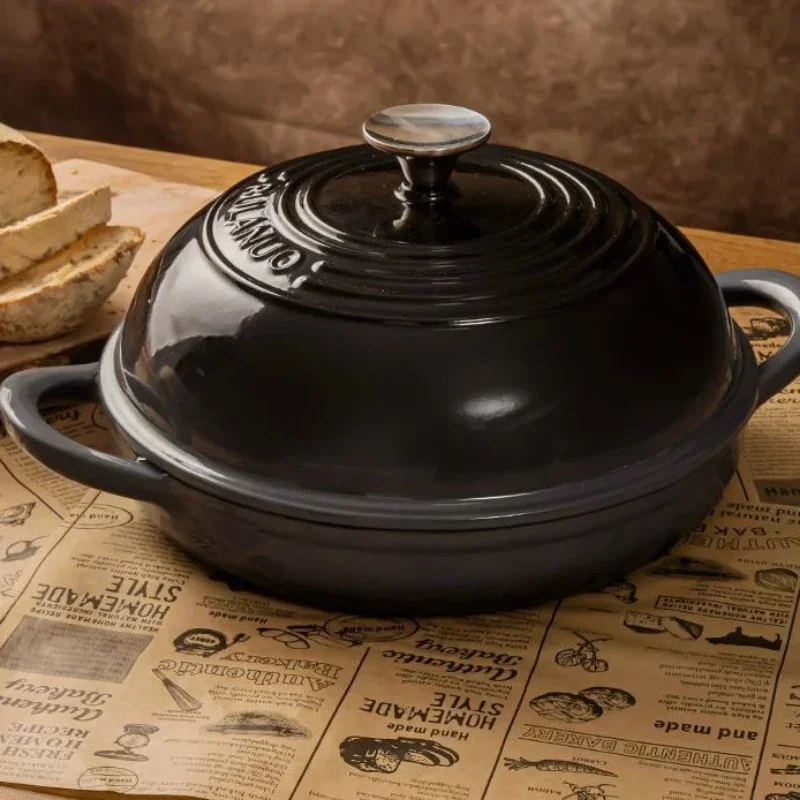 11 Inch Red Enameled Cast Iron - Dutch Oven Enamel ulasan dan harga