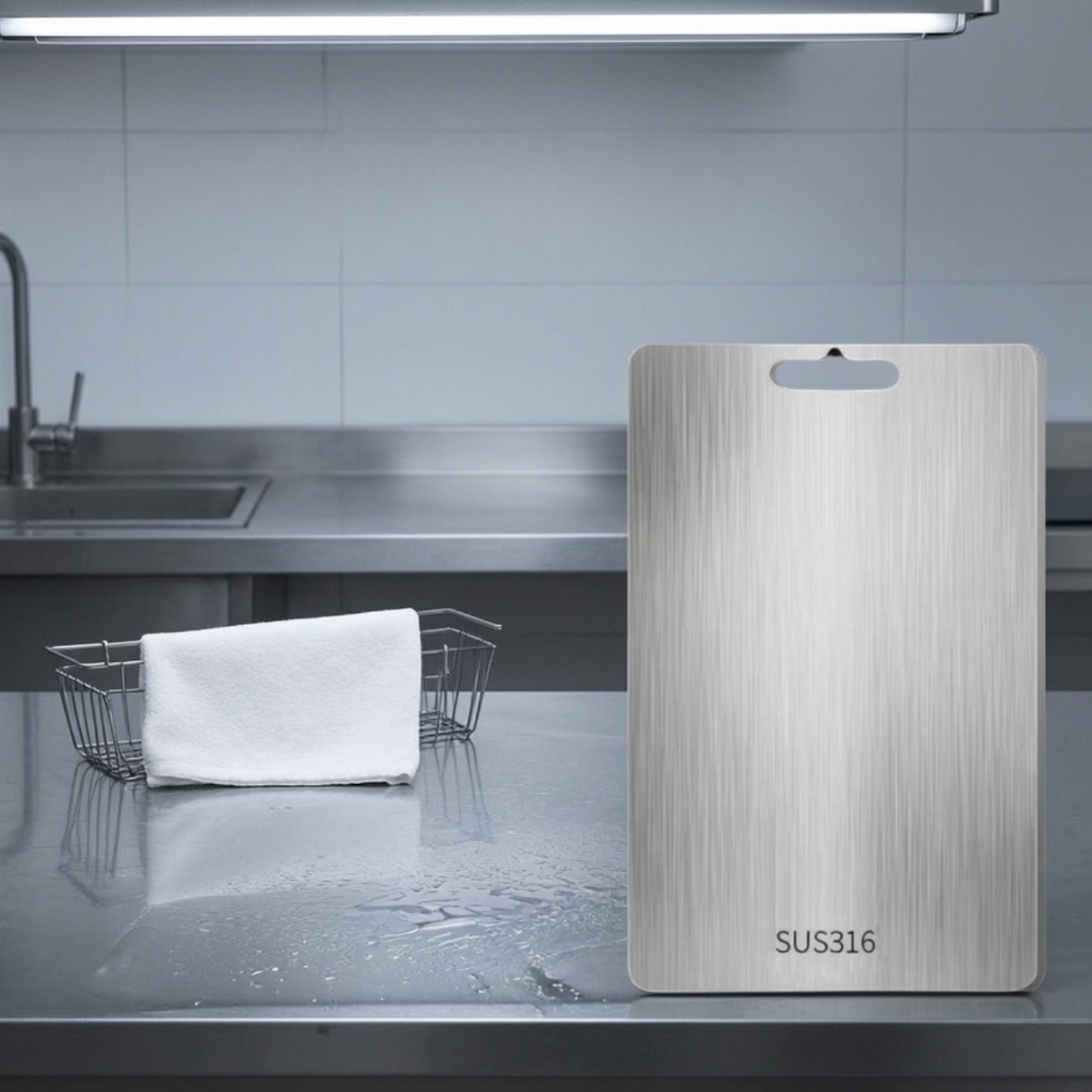 Stainless Steel Cutting Board  - Home Cooking Kitchen ulasan dan harga