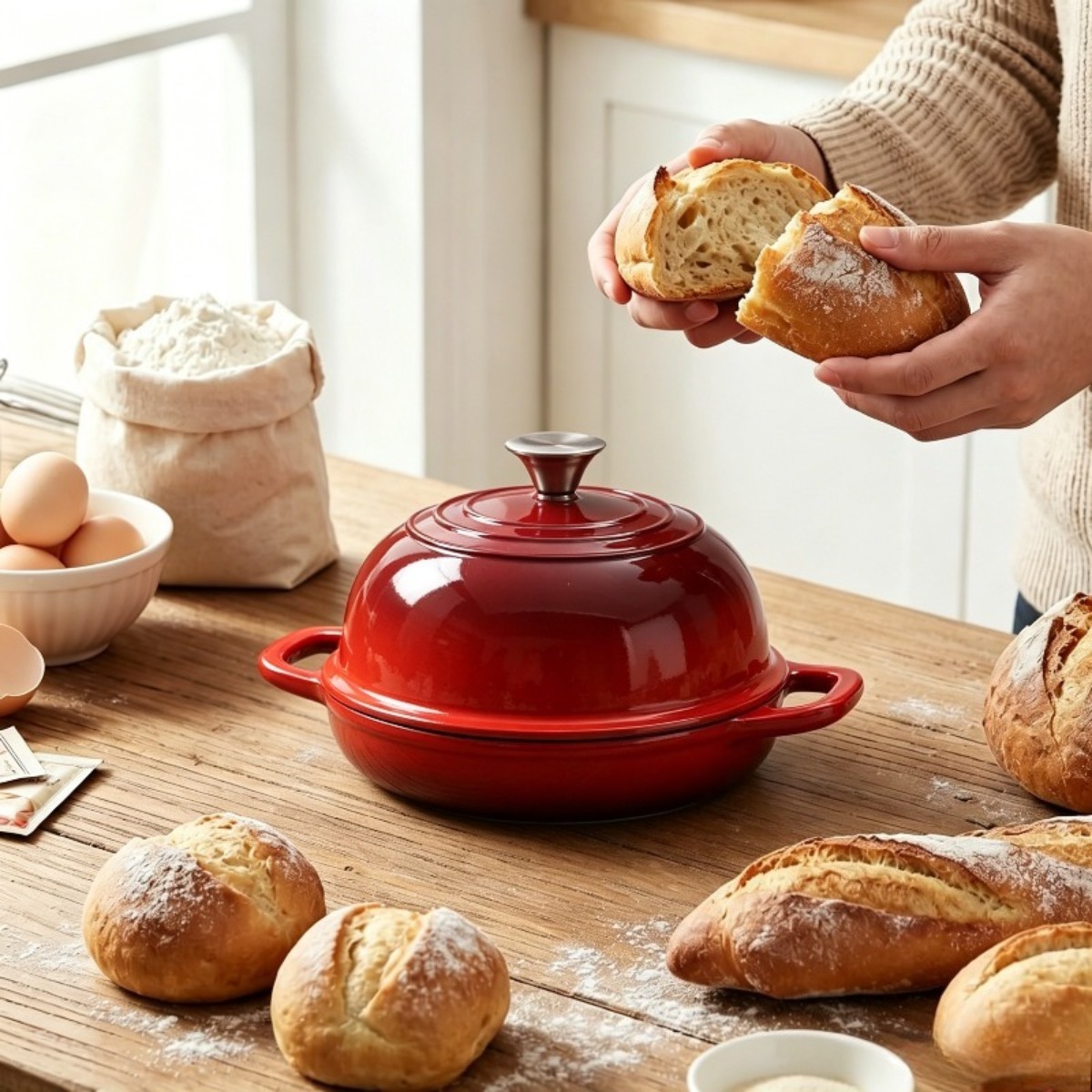 9.5 in Enameled Cast Iron Dutc - Dutch Oven Enamel ulasan dan harga