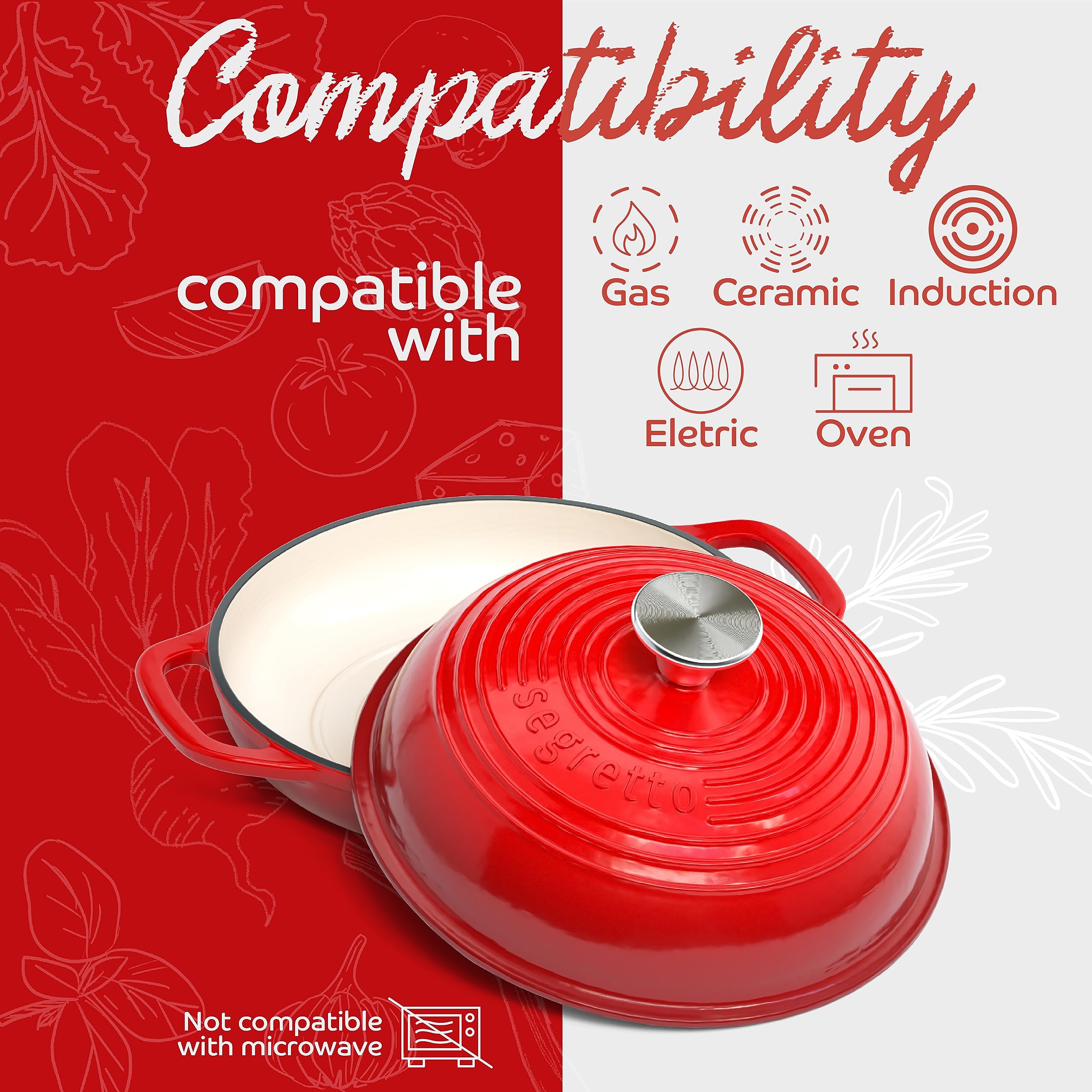 11 inch Enameled Cast Iron Bre - Dutch Oven Enamel ulasan dan harga