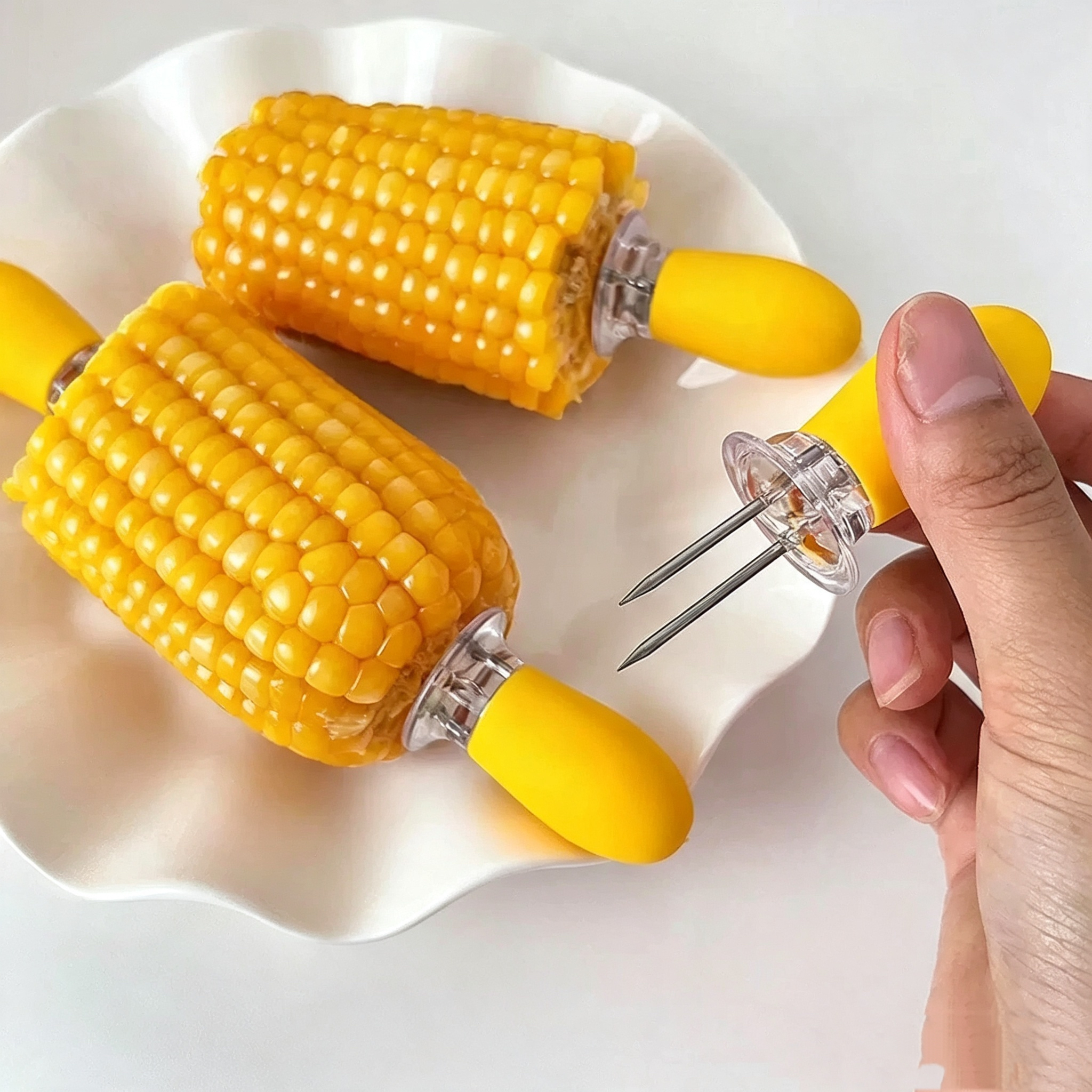 1Pair Corn Holder, Stainless S - Home Cooking On ulasan dan harga