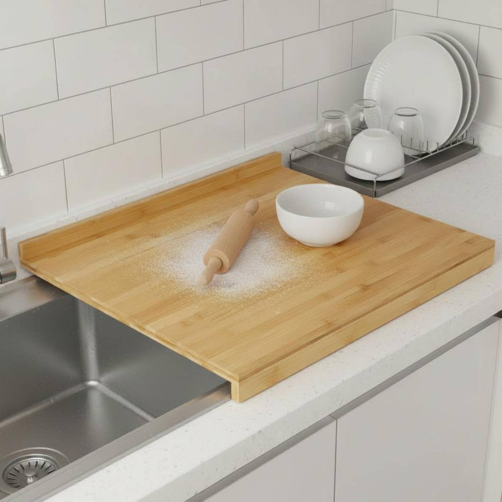 Over the Sink Cutting Board Mu - Home Cooking Kitchen ulasan dan harga