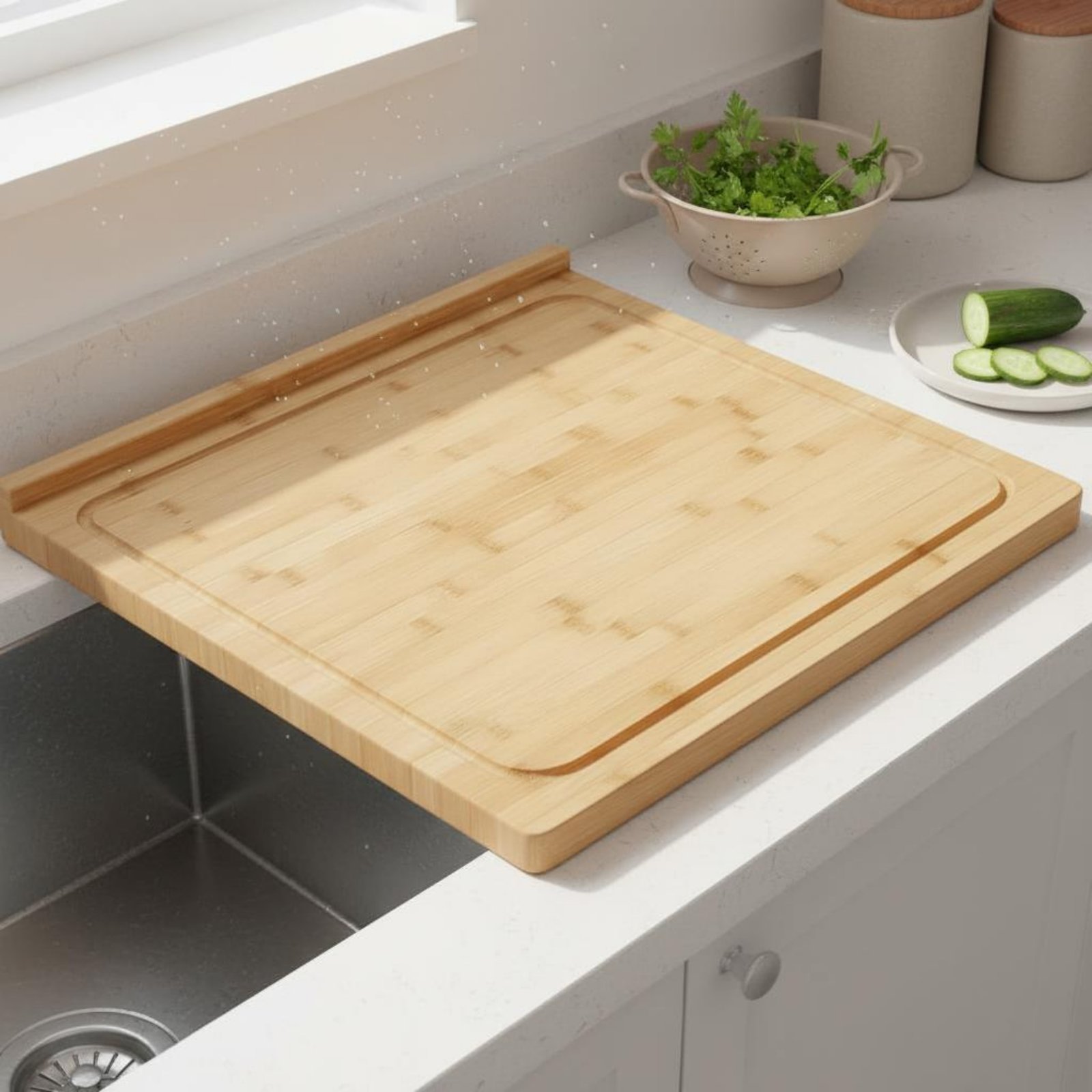 Over the Sink Cutting Board Mu - Home Cooking Kitchen ulasan dan harga