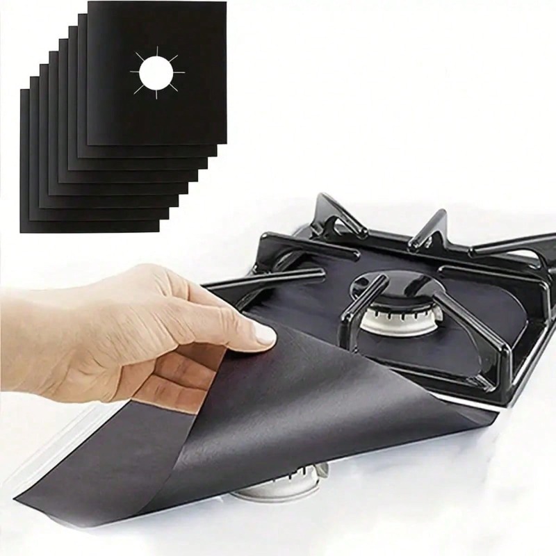2/4/6/8 Pcs Gas Stove Protecto - Home Cooking Gas Stove ulasan dan harga