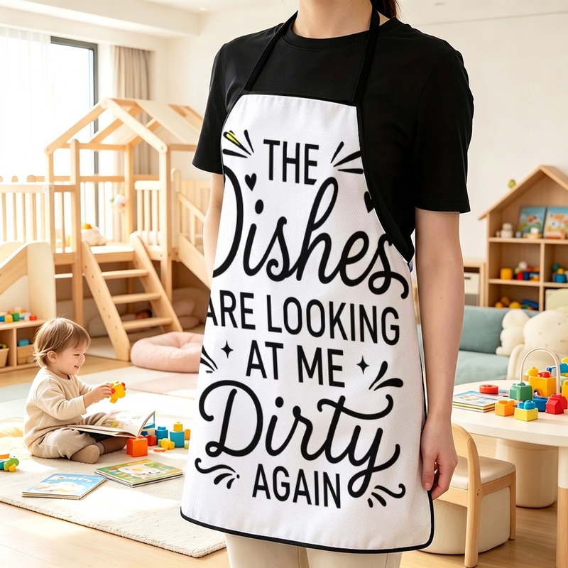 1PC【Apron】2DFlat effect，Focusi - Home Cooking On ulasan dan harga
