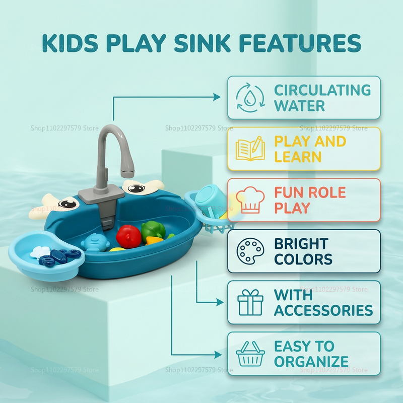 Kids Play Kitchen Set with Sim - Home Cooking On ulasan dan harga