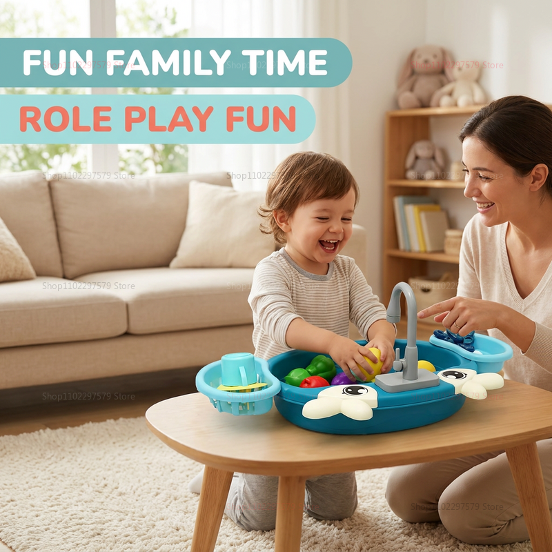 Kids Play Kitchen Set with Sim - Home Cooking On ulasan dan harga