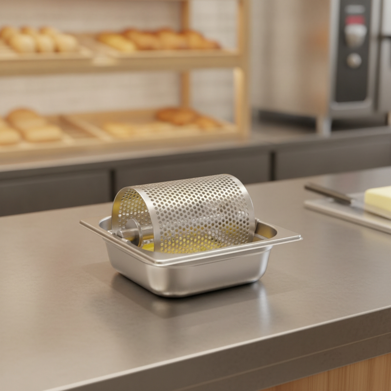 Butter Roller with Tray Stainl - Home Cooking Kitchen ulasan dan harga