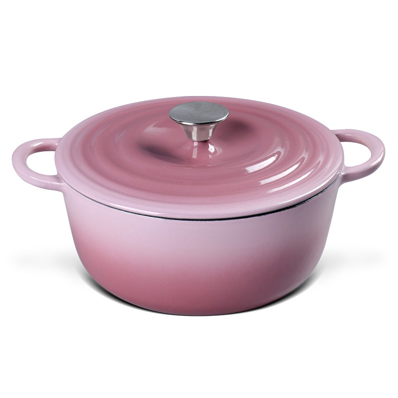 22/24/26/28cm Gradation Pink C - Dutch Oven Enamel ulasan dan harga